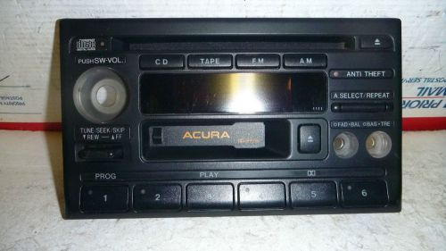 95-98 acura tl am fm radio cd cassette face plate control panel 39100-sw5-a000