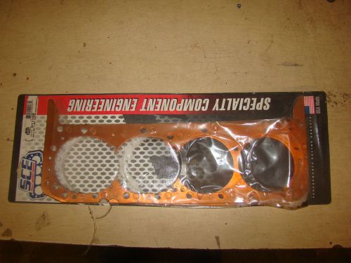 Sce gaskets 011158 sb chevy 4.155"x.080" copper head gasket new