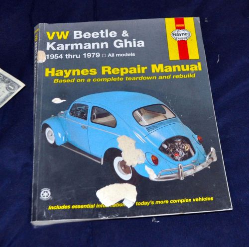 Haynes 1954-1979 vw beetle &amp; karmann ghia. all models. 96008 teardown &amp; rebuild