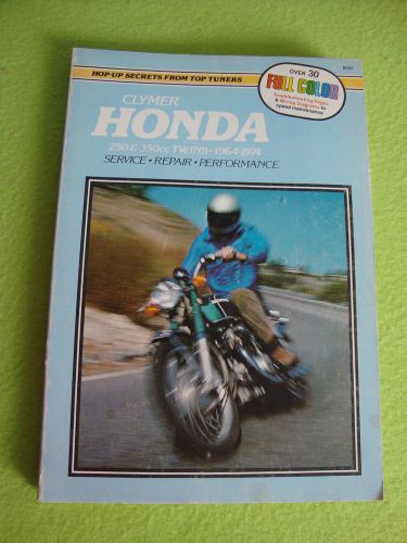 1964-1974 honda sl350 cl350 cb350 cl250 cb250 vintage shop repair manual nice!
