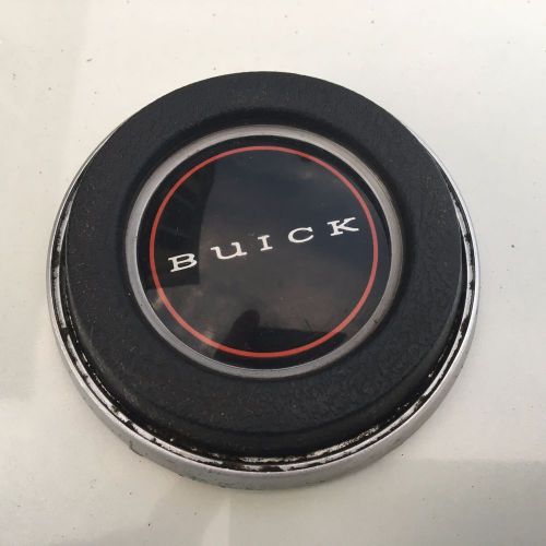 1970 buick gs steering wheel horn button - black