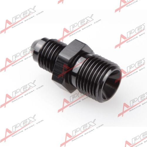 Male -4 an 4an -4an an4 flare to m14x1.5 metric straight fitting black