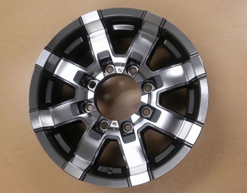 16x6 8-6.5 hi spec alum trailer wheel 581 gun grey 3960lbs 581-66865g free sh