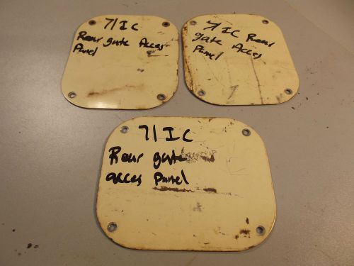 1971 ihc international travelall rear tailgate access panel lot of 3