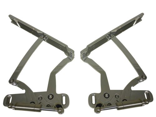 1968 chevelle el camino billet hood hinges polished. made in u.s.a.