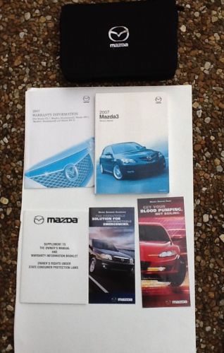 2007 mazda3 owners manual