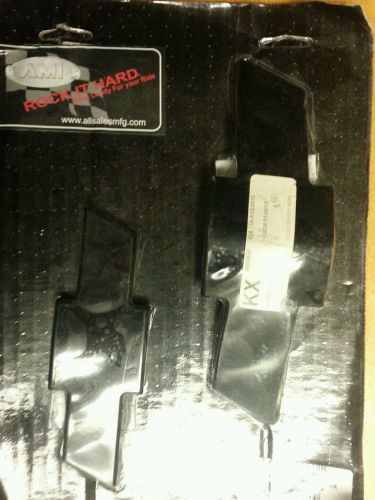 2010-13 camaro front &amp; rear aluminum black powder coated bowtie emblems nib