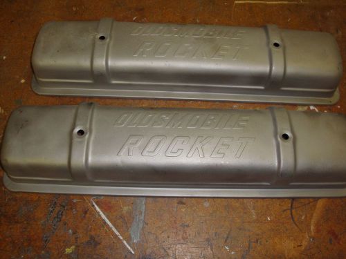 Oldsmobile rocket valve covers hot rod rat rod model a