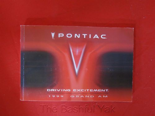 99 1999 pontiac grand am owners manual