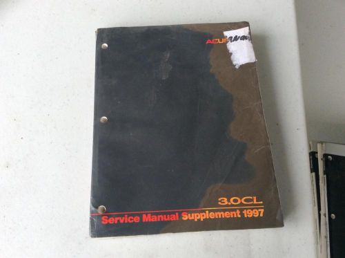 1997 honda acura 3.0cl service manual supplement