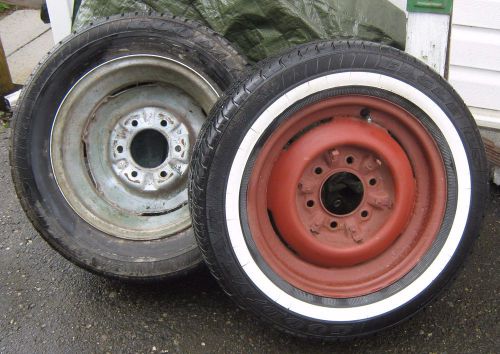 1940&#039;s - 1950&#039;s chevy / gmc original rims with hubcap clips , era correct option