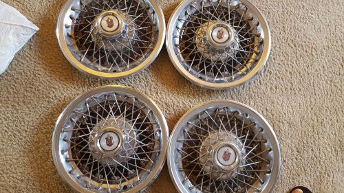 Vintage monte carlo chrome hub cap wheel covers