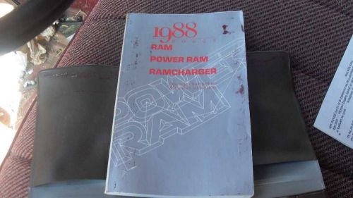 Ramcharge 1988 owners manual 48868