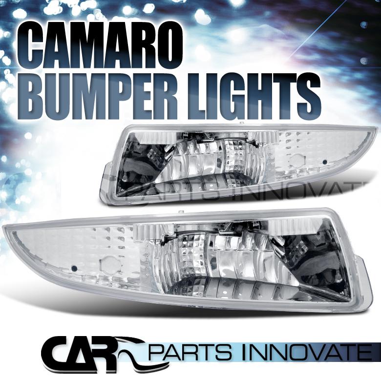 Purchase 19932002 CHEVY CAMARO SIGNAL BUMPER LIGHTS LAMPS CLEAR in