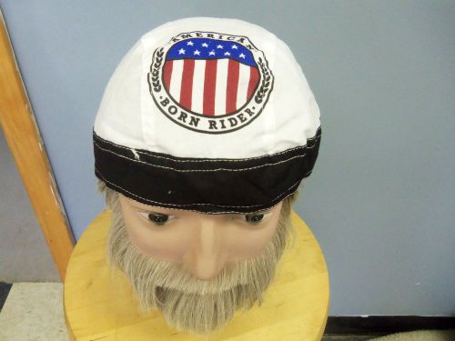 Motorcycle head wrap bandana flydana dew rag american rider under helmet