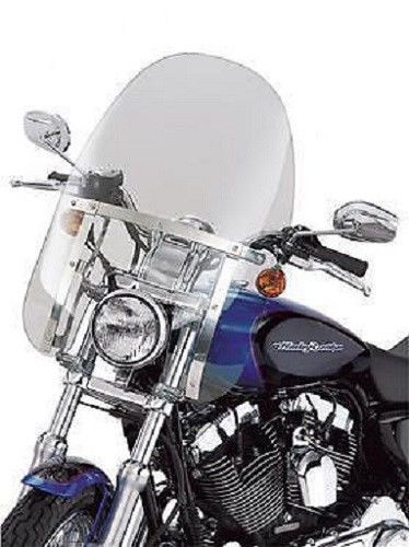 Tinted touring windshield harley oem fxr sportster dynas 1988-up w/ 39mm forks