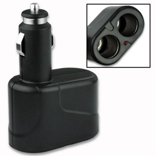 Useful 2sockets splitter car cigarette lighter charger adapter car accessories