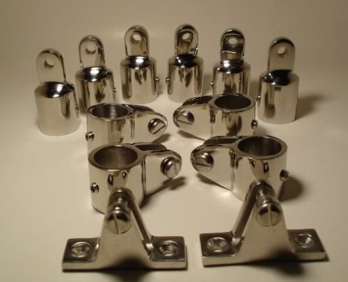 Boat fittings hardware 1" stainless steel for bimini top assemble - special set