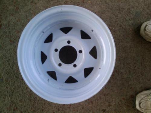 Two 4.5x14 trailer wheels