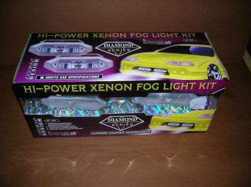 Awesome~techno design rally hi-powered xenon fog light kit diamond series #3103