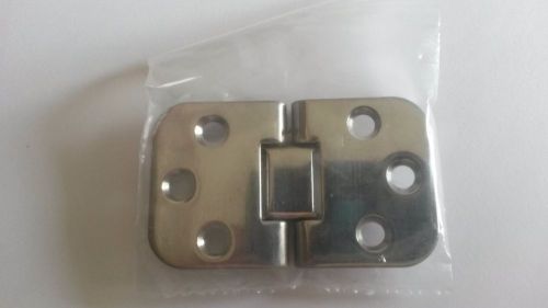 Nos new old stock marine 1-5/8&#034; x 2-1/4&#034; flush mount single double pin hinge