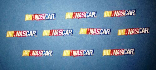 10 lot nascar logo hat jacket hoodie shirt racing gear car club patches crests e