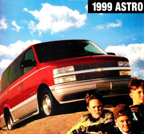 1999 chevy astro minivan brochure -astro-astro ls-astro lt-astro awd