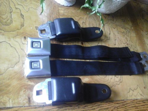 67 68 69 camaro deluxe black retractors seat belts gm parts