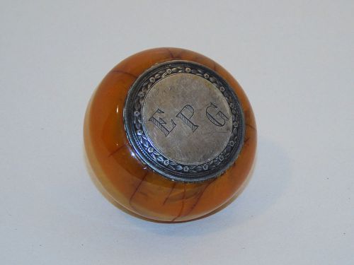 Butterscotch bakelite shift knob nice vintage antique car hot rod approx 1/4&#034;