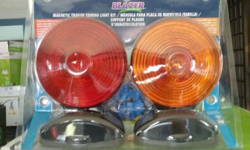 Trailer towing light kit--magnetic