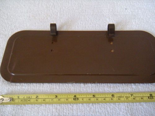 Vintage sun visor clip attached vanity visor mirror