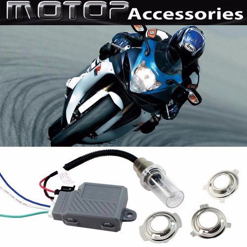 For suzuki 35w 10000k motorcycle hid headlight kit h6m h4 ba20d bi-xenon light