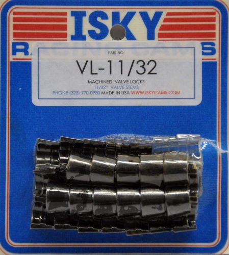 Isky vl-11/32 locks 7 for 11/32" valve stem chevy ford pontiac set of 32 pieces