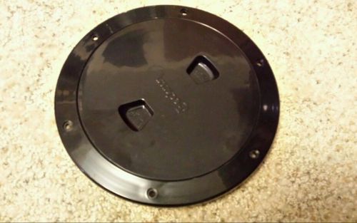 Beckson 8" -  6" screw- out deckplate black