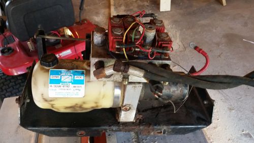 Sno way hydraulic power unit w/ down pressure part mt st series