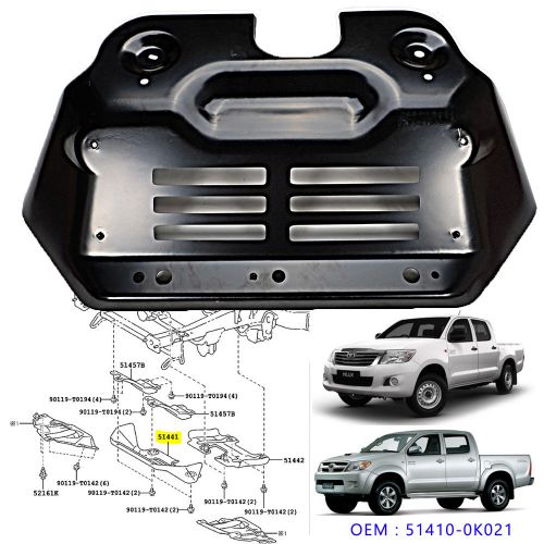 Engine guard under cover fit toyota hilux 4wd 2005+ kun25 ggn25 kun26 fortuner