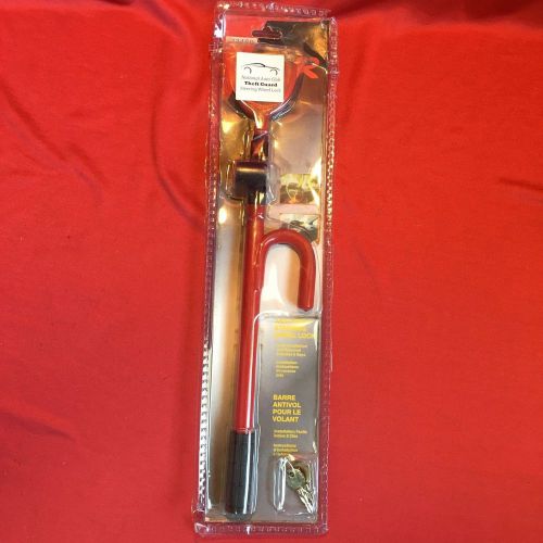 Anti-theft steering wheel lock with keys