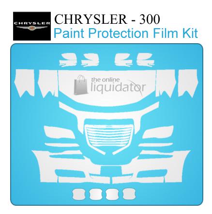 Chrysler 300 2006 str8 precut paint protection film kit -deluxe clear bra