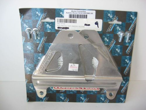Works connection radiator brace kawasaki kx250f suzuki rmz250