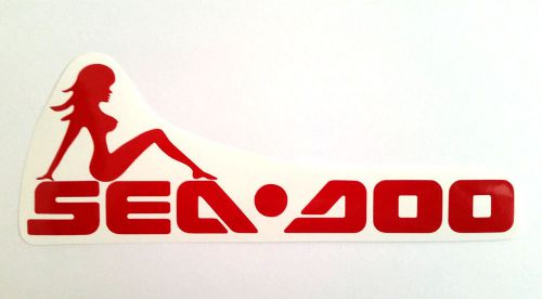 Seadoo lady decal jetski pwc jet boat challenger speedster sticker