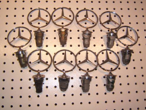 Mercedes early w124 f hood chrome oem 1 star &amp; base ,1 star only, 2984frief14