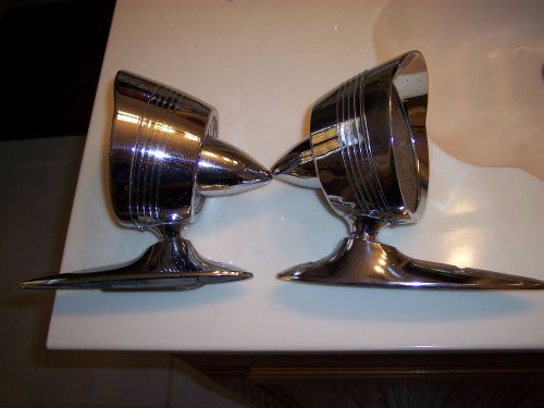 1957 58 59 mercury turnpike cruiser oem side-view rh &amp; lh mirrors  #bae-19558-a