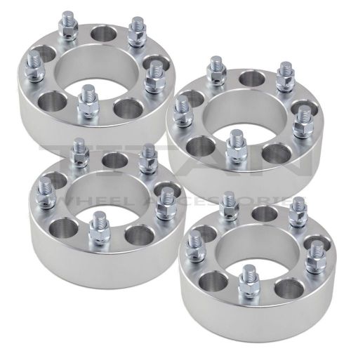 (4) 1.50&#034; 5x5.5 to 5x4.5 wheel adapters | 12x1.5 studs | 38mm spacers