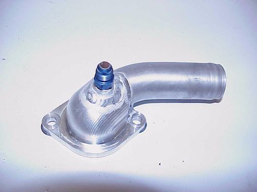 Billet aluminum water neck thermostat housing imca ump wissota nhra ihra