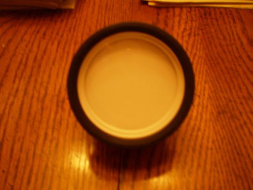 Blank gauge white &amp; black 3.5" hole  b39