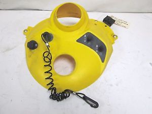 Used ski doo yellow center console w/ dess post hand/thumb warm heated shield