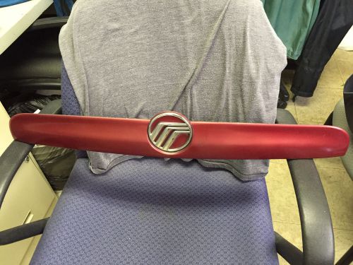 1996-2001 mercury mountaineer oem license plate cover shield molding