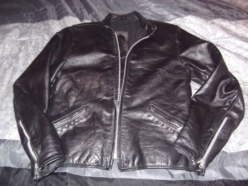 Vtg brooks  womens leater jacket  !! black lebel !!!
