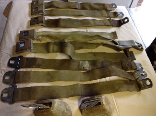 Gm seat belts dated 1969 original used