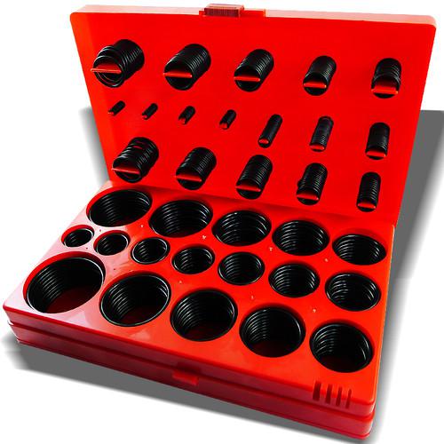407pc o-ring assortment +case 32 sizes 1/4"-2-1/4" id gasket o rings seals new